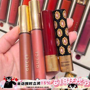 Gucci古驰2025年春季新品云雾哑光唇釉217 琉光细管口红217