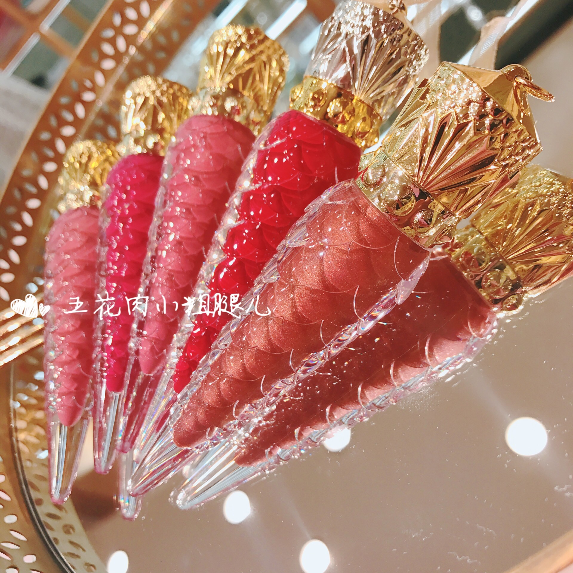 正品Christina Louboutin CL蘿卜丁圣誕限量女王權杖紅管唇釉唇膏