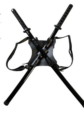 死侍双刀背带双剑忍者神龟动漫武器装备道具儿童玩具刀cos拔刀剑