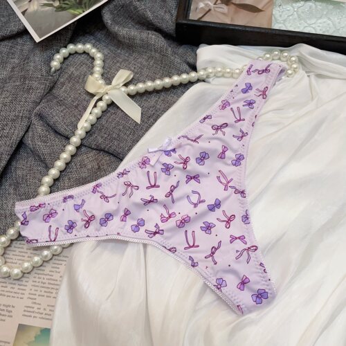 冰丝女生内裤舒适透气少女印花