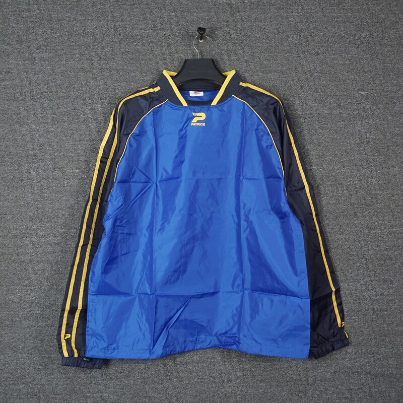 비뚤어진 모자와 마이크로 에그 남자 남아 축구 바람막이 스포츠 바람막이 특대 사이즈