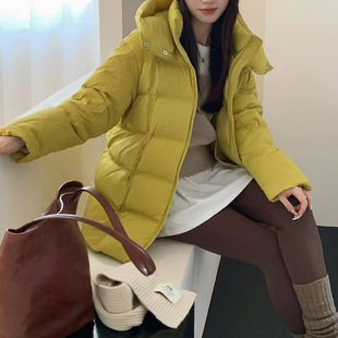 羽绒服女冬季短款2025新款高级感高充绒量羽绒外套保暖加厚休闲风