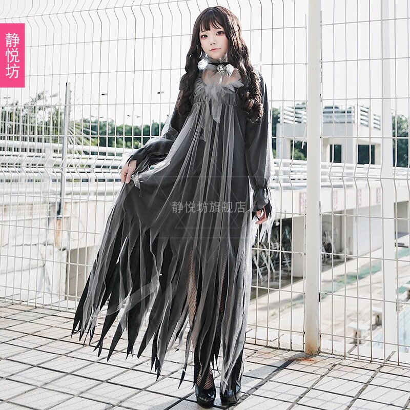 万圣节服装恐怖鬼新娘丧尸服装僵尸装酒吧派对吸血鬼女巫演出舞台