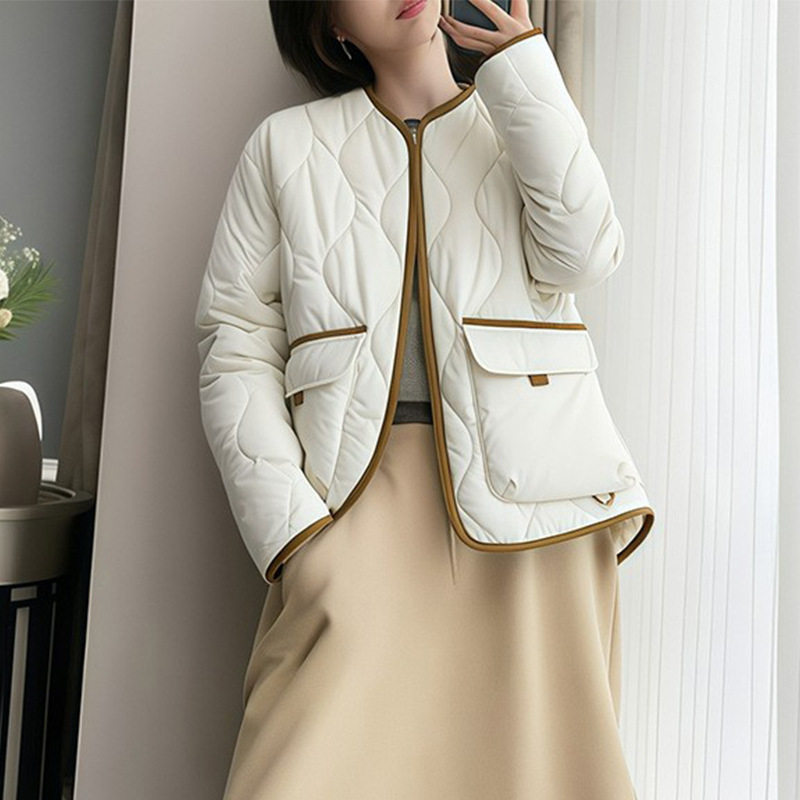 短款羽绒服女款2025新款冬季高级感羽绒外套小香风中长款宽松修身