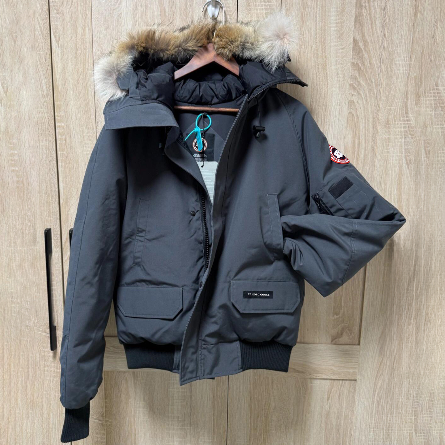 冬季新款大鹅羽绒服01飞行员夹克