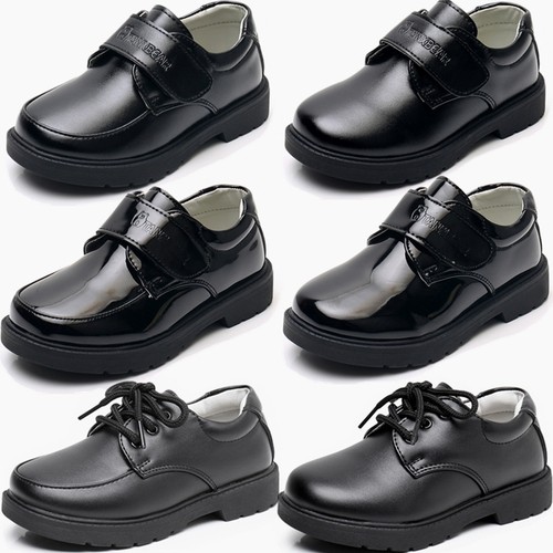 儿童皮鞋童鞋舒适黑色学校学生表演鞋韩版英伦休闲绑鞋带小皮鞋