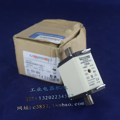 ferraz shawmut 罗兰 NH00GG50V125-1 保险管 500V 125A 熔断器