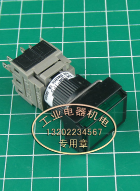 原产进口 正品 FUJI 富士 AH164-TF5  Ф16孔径  带锁按钮开关