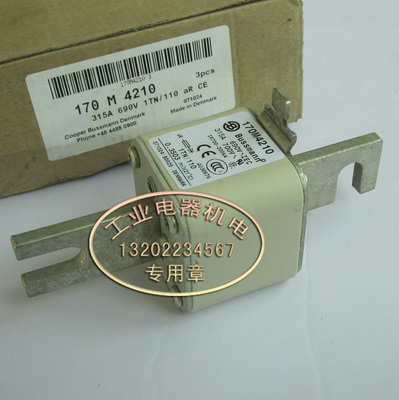 进口 正品 Bussmann 170M4210 315A 690V 熔断器  速溶保险管