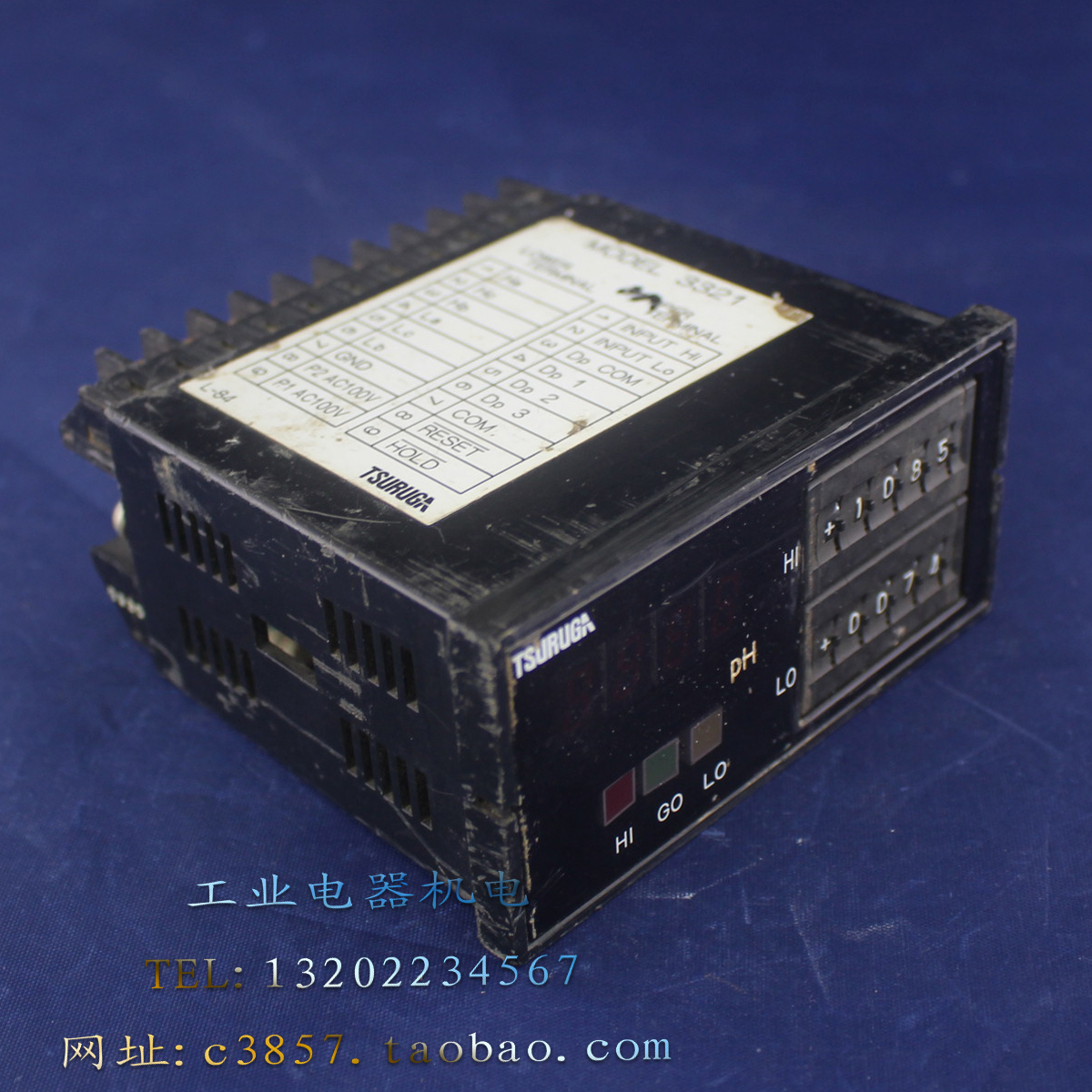 日本 正品 TSURUGA 3321-09-S 数字仪器 旭计器 6-14pH 100V
