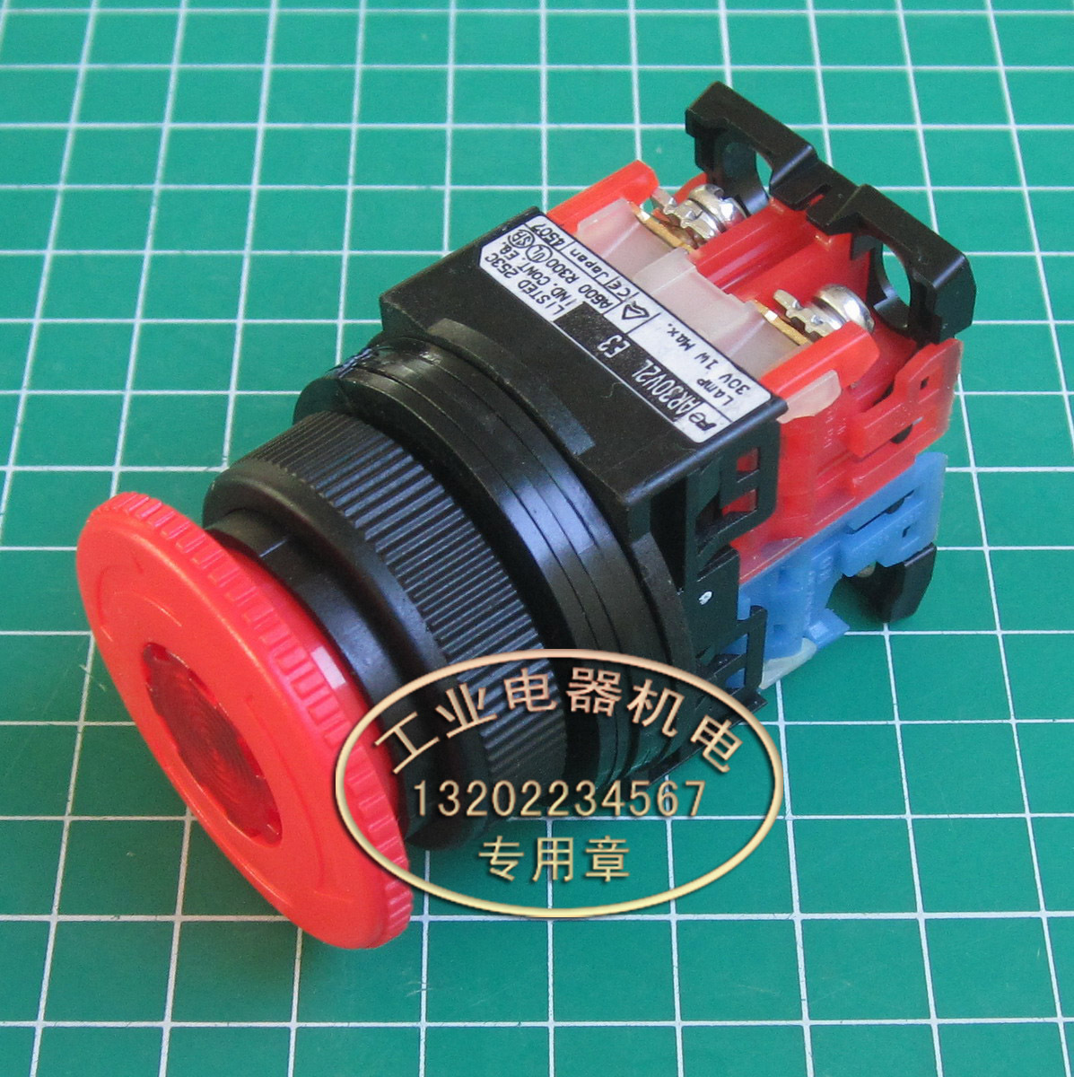 原产进口 正品 富士 AR30V2L E3  紧急按钮  带灯  Ф30孔径