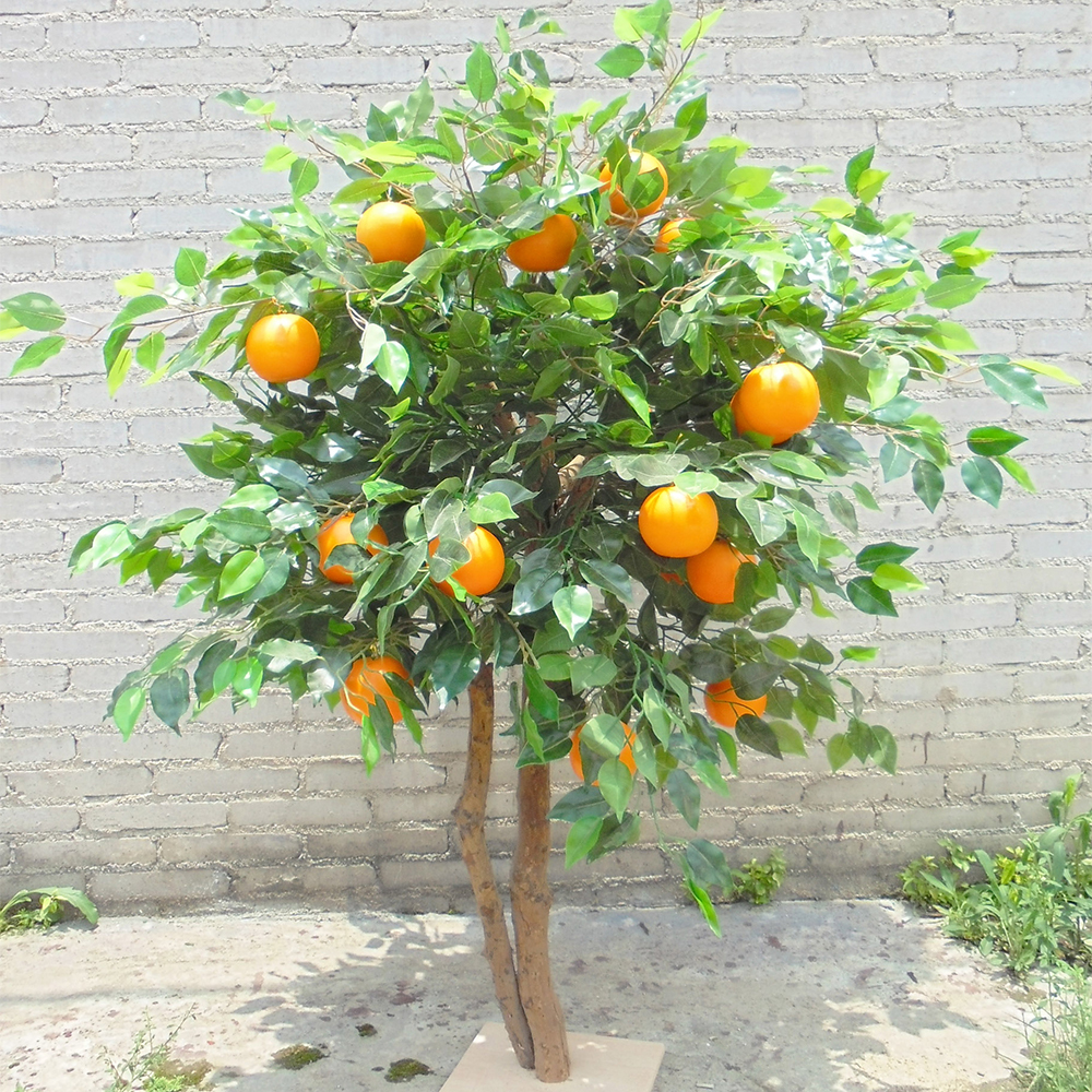 仿真橙子树假水果档假绿植