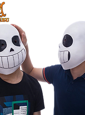 undertale游戏传说之下sans Papyrus头套面具cos 万圣节动漫道具