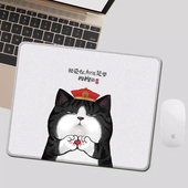 吾皇鼠标垫超大女生可爱巴扎黑加厚锁边耐脏办公室电脑键盘垫定制