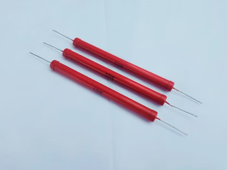 RI80 高压玻璃釉膜电阻器RI80-10W9MJ 〔棒状 无感〕211016