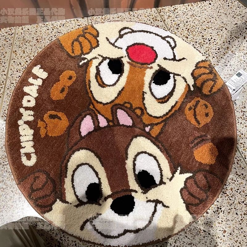 可爱圆毯手工创意小地毯可爱拼接