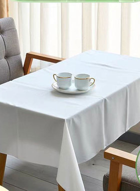 白色加厚一次性桌布长方形格子台布餐饮大排档幼儿园户外露营餐布