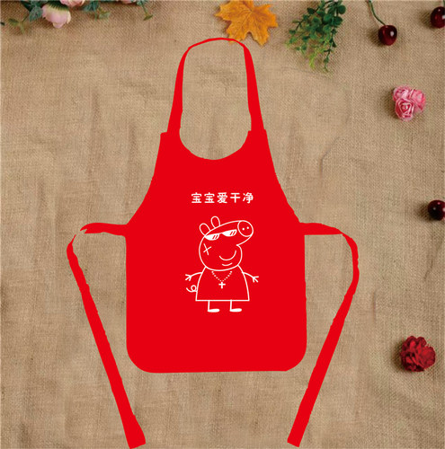 一次性围裙儿童diy绘画蛋糕烘焙