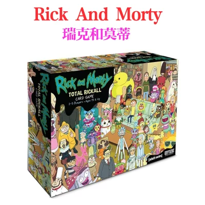 Английская версия настольной игры Рик и Моти для вечеринки
