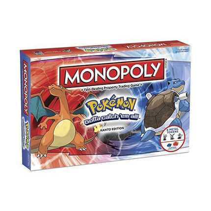 MONOPOLY Pokemon 英文版  大富瓮 神奇宝贝 精灵宝可梦 桌游纸牌
