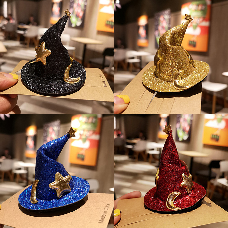 万圣节巫婆夹子儿童装饰道具