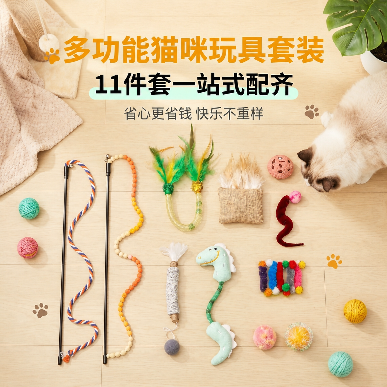 猫玩具自嗨大礼包11件套