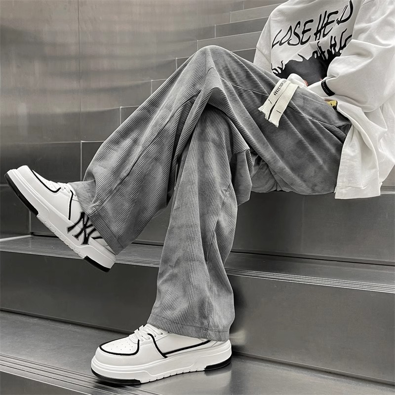 高街宽松垂感潮牌ins休闲裤直筒