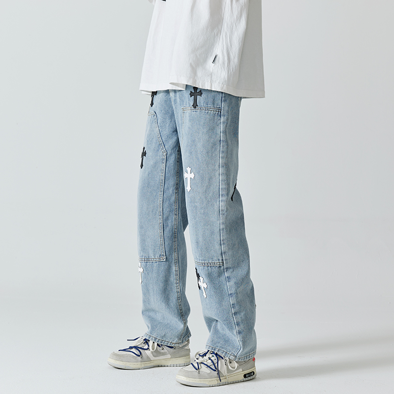 春秋季十字架计感小众长裤