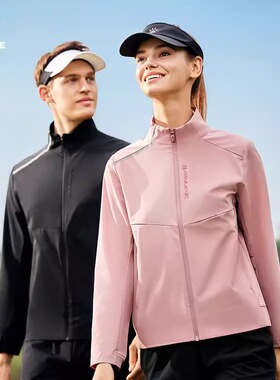 2024夏新款KELME卡尔美针织夹克男女穿户外立方领运动颁奖服黑色