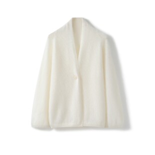 2025秋冬新款女羊绒衫100纯羊绒外套加厚针织衫拉绒保暖羊绒外套