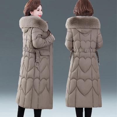 防风袖口棉服女中老年妈妈装棉服