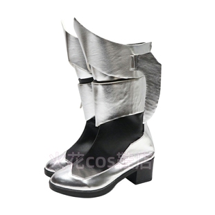 cosplay鞋王国之心梦中降生阿库雅cos鞋定做增高高跟大码来图定制