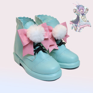 cosplay鞋 迪士尼扭曲仙境蔷薇王国白兔节庆典epel cos鞋定做大码