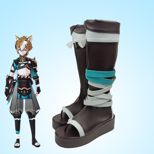 cosplay鞋靴子原神五郎cos鞋定制动漫鞋增高万用代购支持来图定做