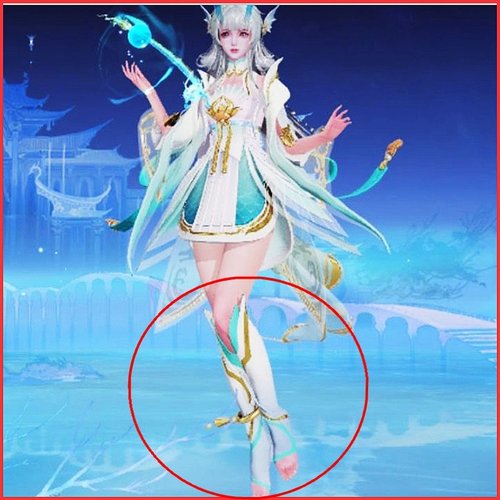 王者荣耀西施游龙清影cos鞋