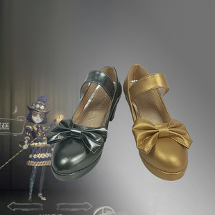 cosplay鞋代购 第五人格盲女暗金蛋糕cos鞋定制增高万用来图定做