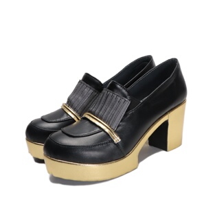 cosplay鞋nijisanji彩虹社vtuber kanae叶女仆装 cos鞋增高动漫鞋