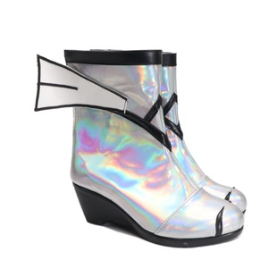 cosplay鞋英雄联盟幻灵战队白鸽萨勒芬妮cos鞋定制高跟增高动漫鞋