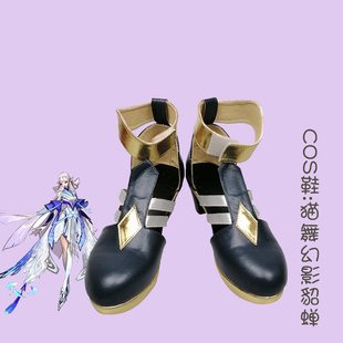 动漫鞋二次元鞋子 cosplay鞋王者荣耀貂蝉猫影幻舞cos鞋 来图定制