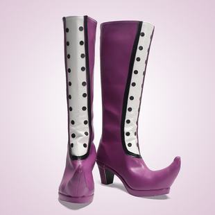 cosplay鞋子靴子小魔女Doremi魔法少女濑川音符cos鞋定制漫展高跟