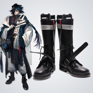 cosplay鞋子靴子明日方舟乌有cos鞋定制增高高跟万用支持来图定做