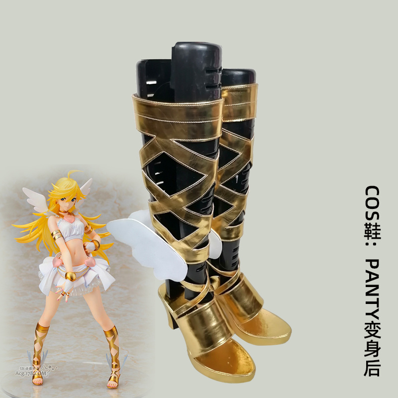 吊带袜天使panty变身后cos鞋
