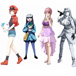 cosplay鞋 工作细胞BLACK红细胞白细胞肝细胞血小板cos鞋支持定制