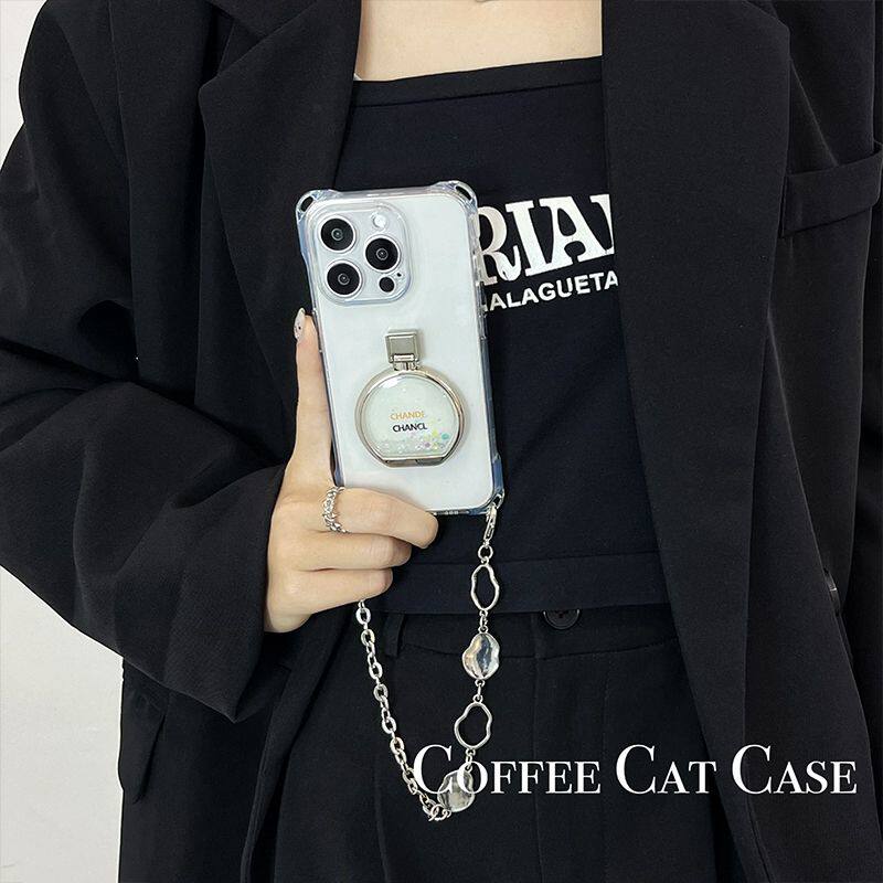 流沙支架iPhone16/手机壳14/13/12/11苹果x斜挎xr手提7/8新潮xs