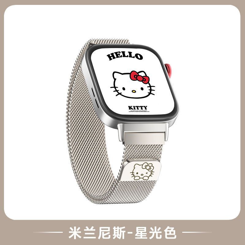 适用适用华为fit4腕带watchfit3表带fit4pro米兰金属磁吸透气替换