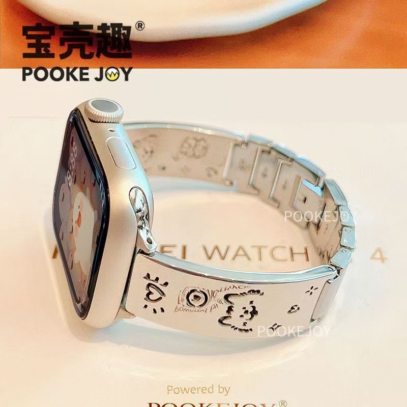 适用小米9pro爱心小猫表带8PRO细手表红米watch5/4华为fit3/4