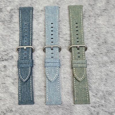 适用高驰PACE3表带牛仔皮革COROSpace2表链APEX2Pro帆布APEX2腕带