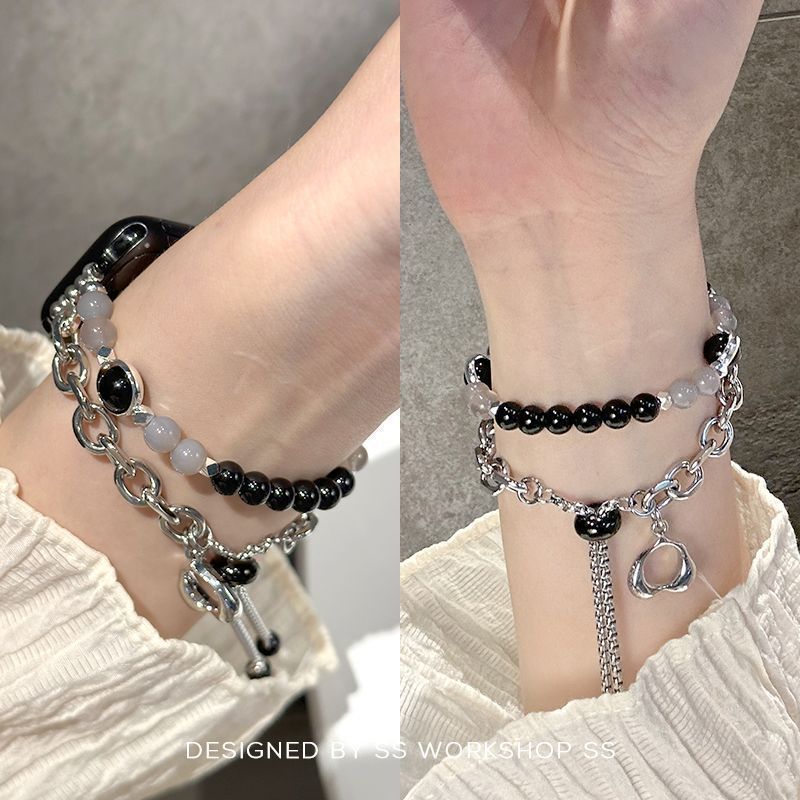 适用适用华为FIT3手表带watchfit2串珠手表链fit1高级感ins夏天替