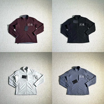 GAMMA MX jacket纯色透气舒适飞行员软壳加绒立领夹克外套 男款