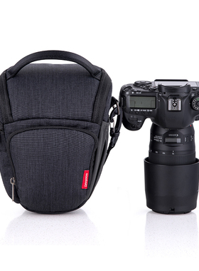 单肩三角相机包适用于5D4R10R6D850810ADFA9A7单反微单相机一机一镜摄影腰包